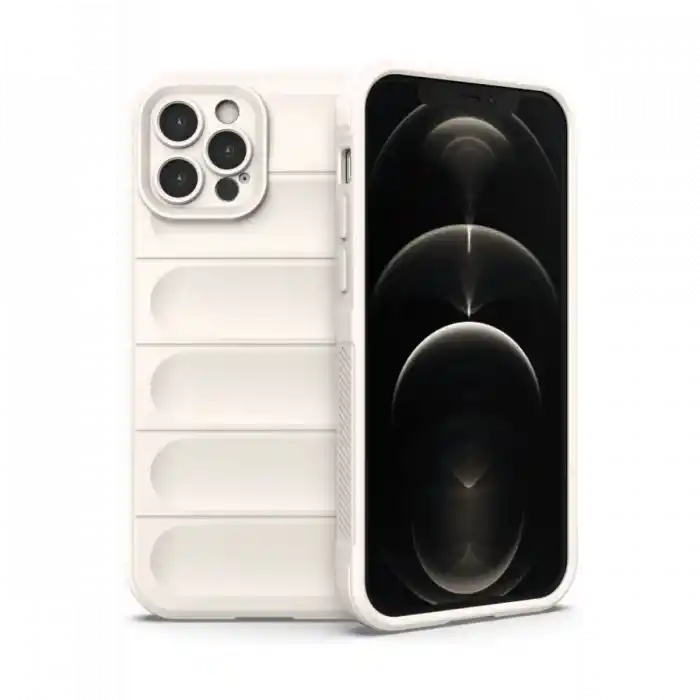 TCX  iPhone 12 Pro Kılıf  Silikon - Krem