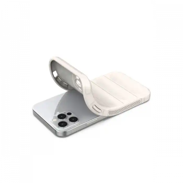 TCX  iPhone 12 Pro Kılıf  Silikon - Krem