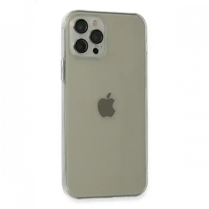 TCX  iPhone 12 Pro Max Kılıf Fly Lens Silikon - Şeffaf