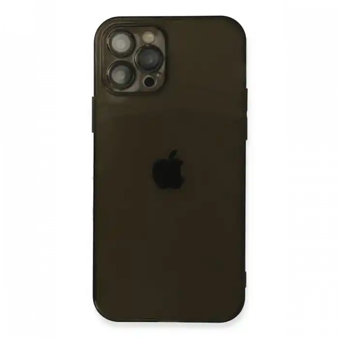 TCX  iPhone 12 Pro Max Kılıf Fly Lens Silikon - Siyah