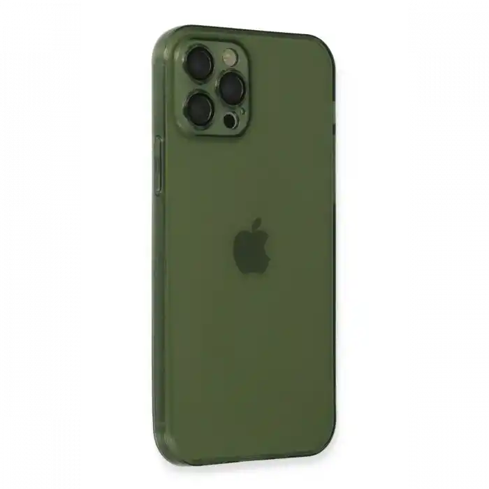 TCX  iPhone 12 Pro Max Kılıf Fly Lens Silikon - Yeşil
