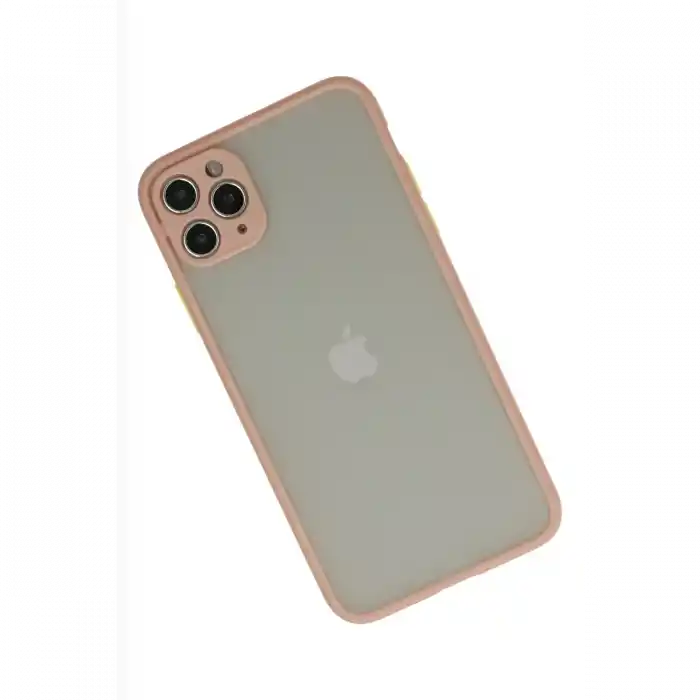TCX  iPhone 12 Pro Max Kılıf  Silikon Kapak - Pembe