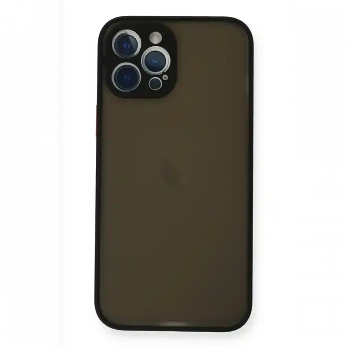 TCX  iPhone 12 Pro Max Kılıf  Silikon Kapak - Siyah