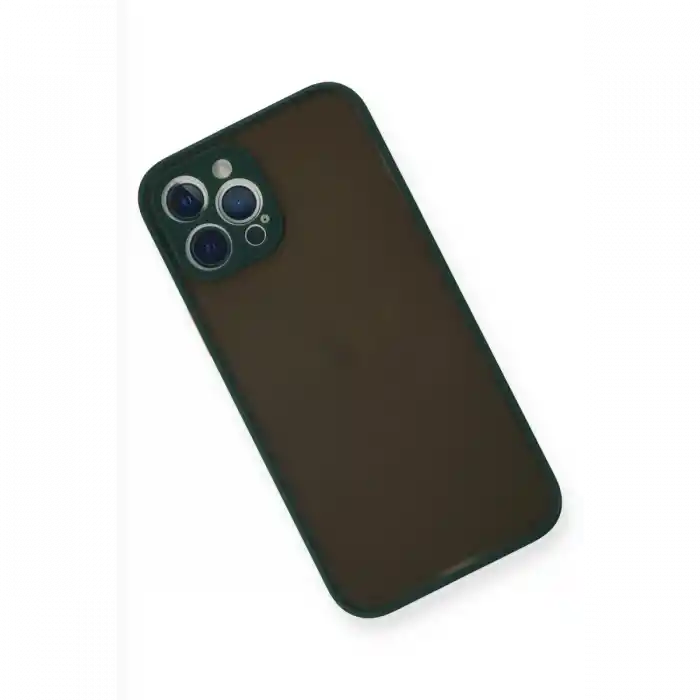 TCX  iPhone 12 Pro Max Kılıf  Silikon Kapak - Yeşil
