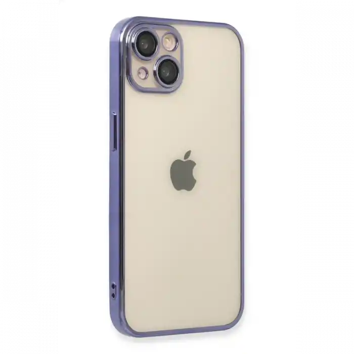 TCX  iPhone 13 Kılıf Razer Lensli Silikon - Mor