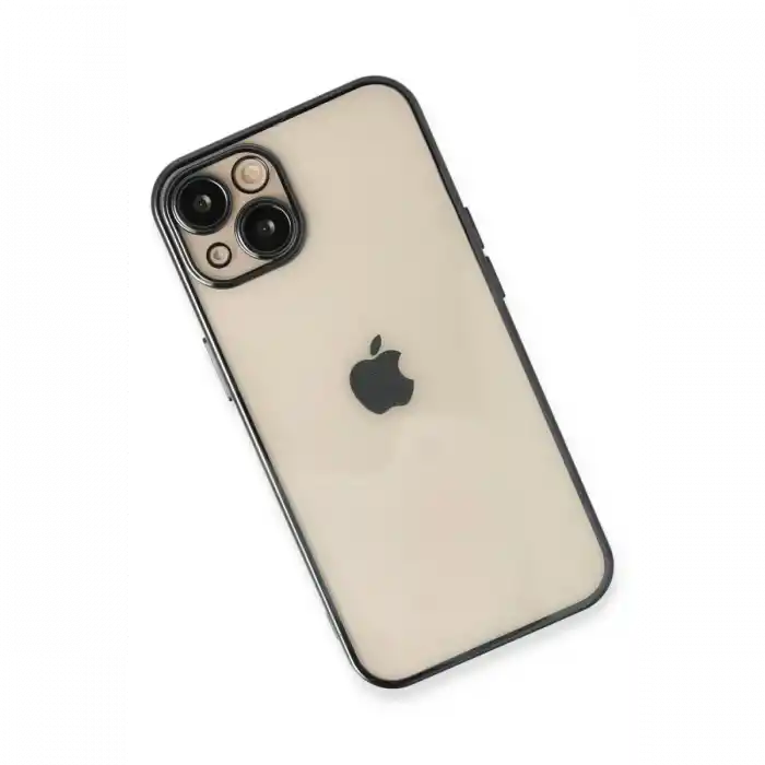TCX  iPhone 13 Kılıf Razer Lensli Silikon - Siyah
