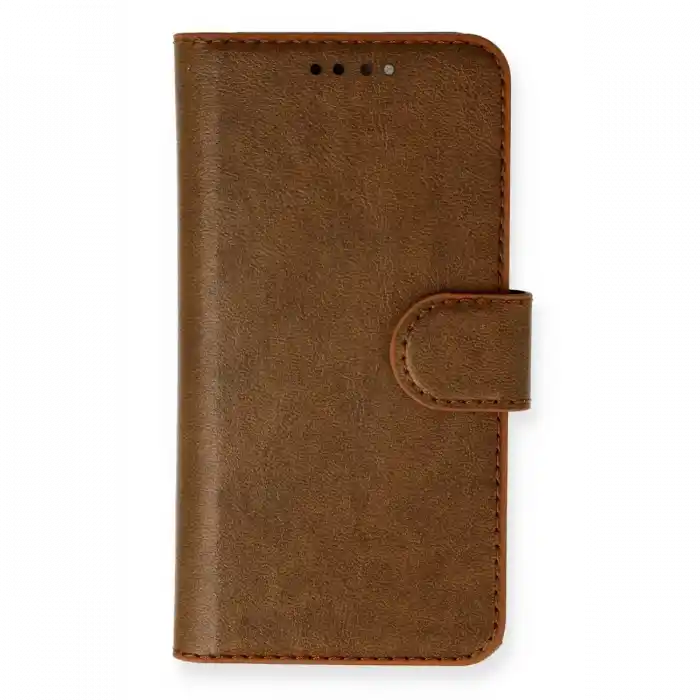 TCX  iPhone 13 Mini Kılıf Trend S Plus Kapaklı Kılıf - Taba