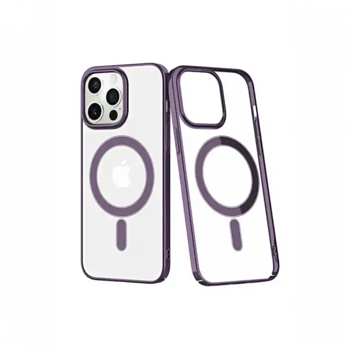 TCX  iPhone 13 Pro Kılıf Element Magneticsafe Sert Kapak - Derin Mor