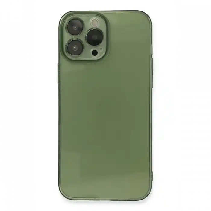 TCX  iPhone 13 Pro Kılıf Fly Lens Silikon - Yeşil
