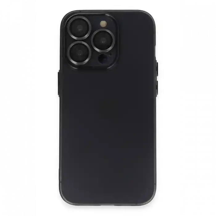 TCX  iPhone 13 Pro Kılıf Luko Lens Silikon - Siyah