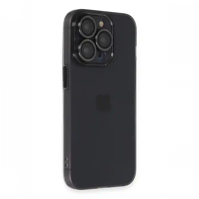 TCX  iPhone 13 Pro Kılıf Luko Lens Silikon - Siyah