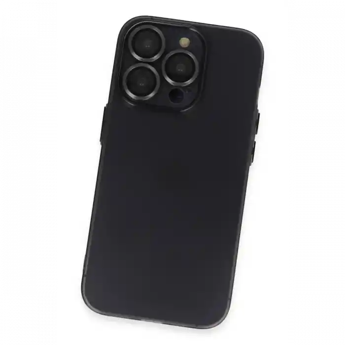 TCX  iPhone 13 Pro Kılıf Luko Lens Silikon - Siyah