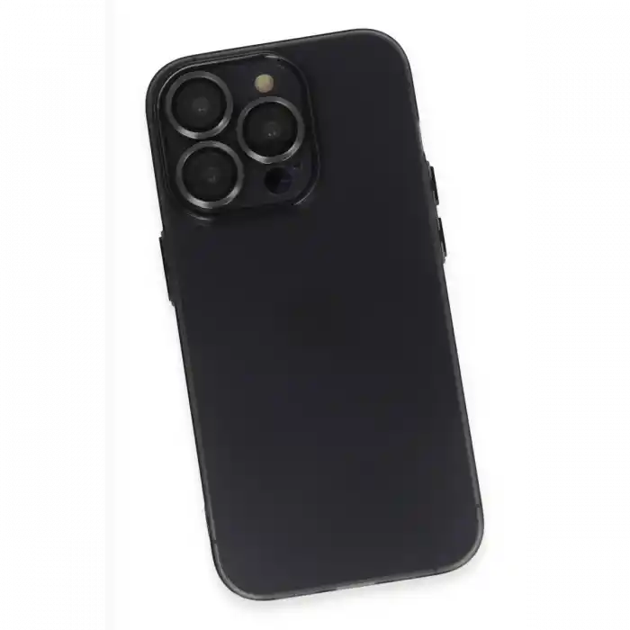 TCX  iPhone 13 Pro Kılıf Luko Lens Silikon - Siyah