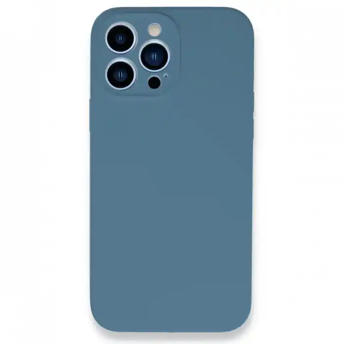 TCX  iPhone 13 Pro Kılıf  Silikon - Açık Mavi