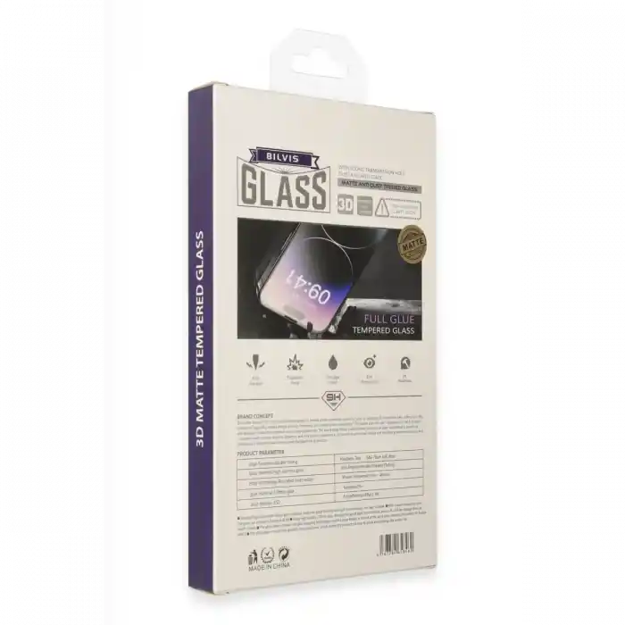 TCX  iPhone 13 Pro Max Bilvis 3D Mat Cam Ekran Koruyucu
