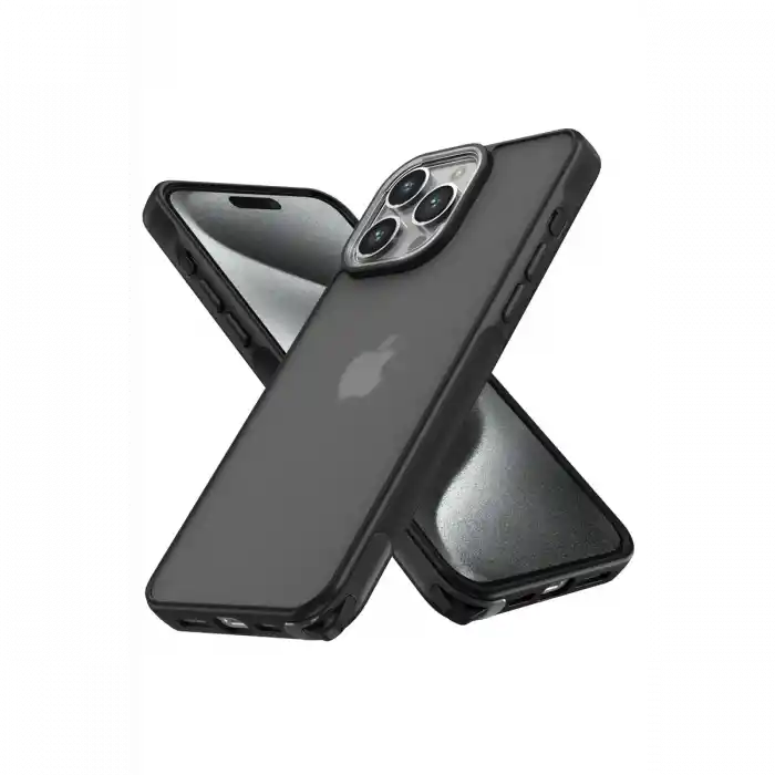 TCX  iPhone 13 Pro Max Kılıf Elegant Kapak - Siyah