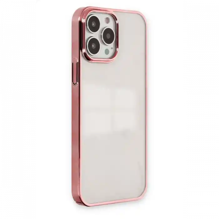 TCX  iPhone 13 Pro Max Kılıf Element Silikon - Pembe