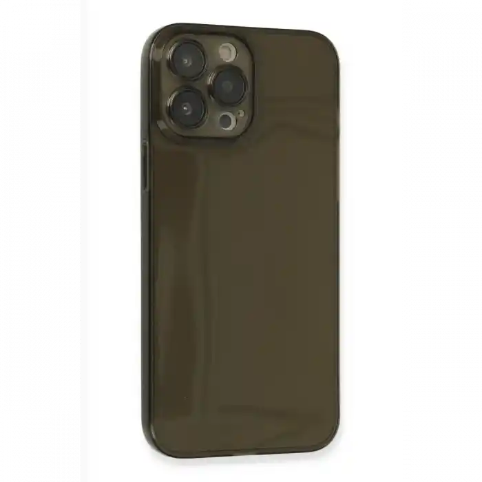 TCX  iPhone 13 Pro Max Kılıf Fly Lens Silikon - Siyah