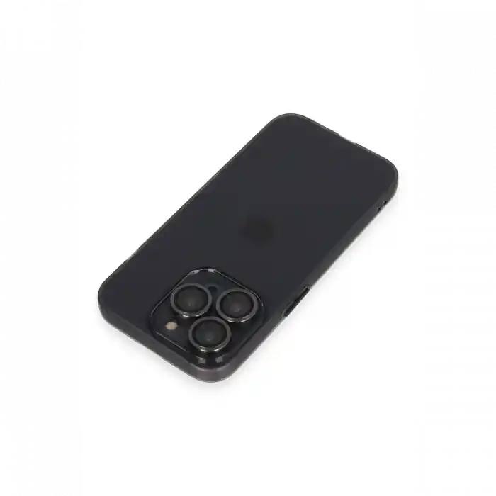 TCX  iPhone 13 Pro Max Kılıf Luko Lens Silikon - Siyah