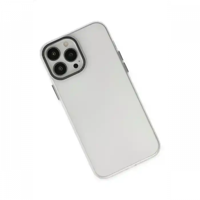 TCX  iPhone 13 Pro Max Kılıf Modos Metal Kapak - Şeffaf