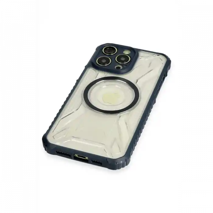 TCX  iPhone 13 Pro Max Kılıf Prag Magneticsafe Kapak - Lacivert