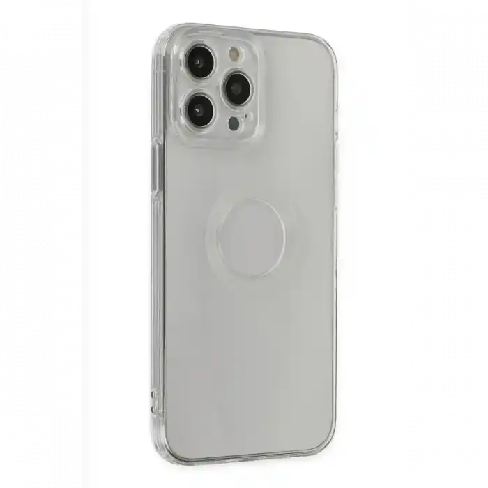 TCX  iPhone 13 Pro Max Kılıf Santa Lens Silikon - Şeffaf