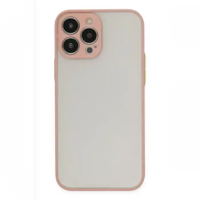 TCX  iPhone 13 Pro Max Kılıf  Silikon Kapak - Pembe