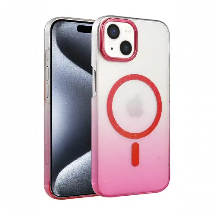 TCX  iPhone 14 Glossy Magsafe Kapak - Pembe