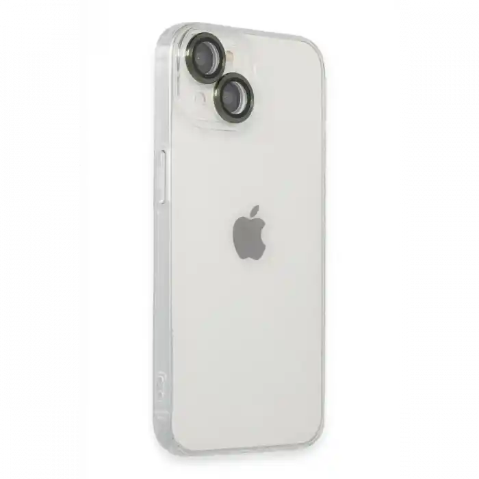 TCX  iPhone 14 Kılıf Luko Lens Silikon - Yeşil