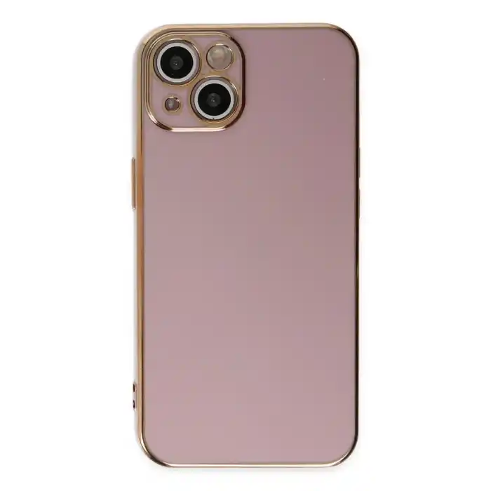 TCX İphone 14 Kılıf Volet Silikon - Mor