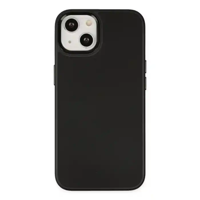 TCX İphone 14 Plus Kılıf Asya Deri Silikon - Siyah