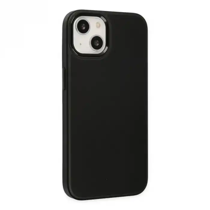 TCX İphone 14 Plus Kılıf Asya Deri Silikon - Siyah