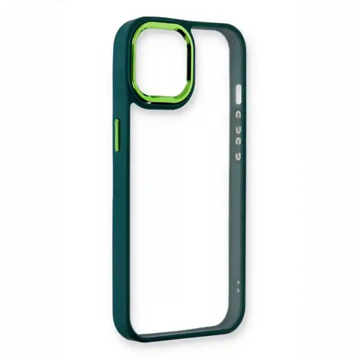 TCX  iPhone 14 Plus Kılıf Dora Kapak - Haki Yeşil