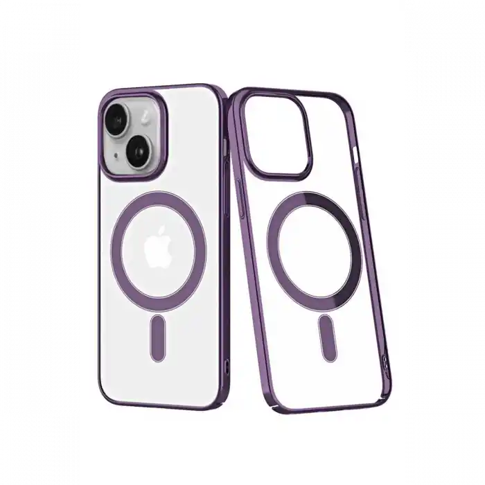 TCX  iPhone 14 Plus Kılıf Element Magneticsafe Sert Kapak - Mor