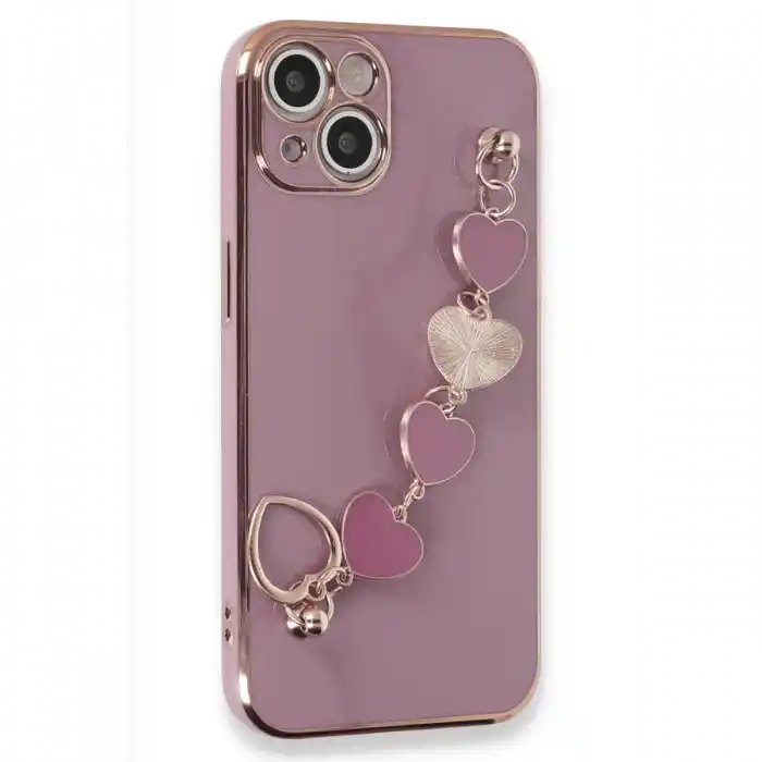 TCX  iPhone 14 Plus Kılıf Esila Silikon - Mor