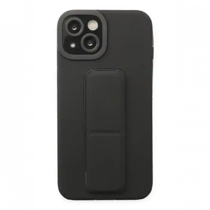 TCX  iPhone 14 Plus Kılıf Mega Standlı Silikon - Siyah