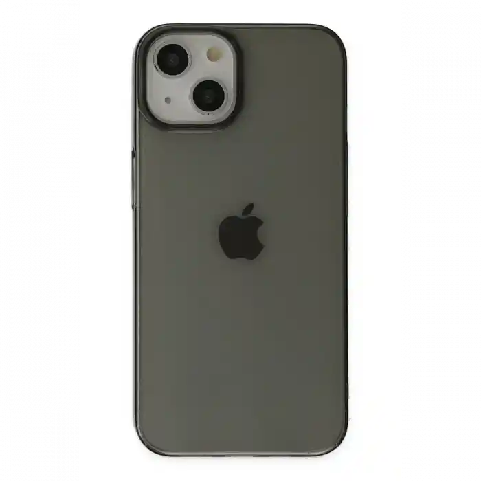 TCX  iPhone 14 Plus Kılıf Pc Sert Şeffaf Kapak - Siyah
