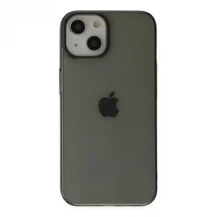TCX İphone 14 Plus Kılıf Pc Sert Şeffaf Kapak - Siyah