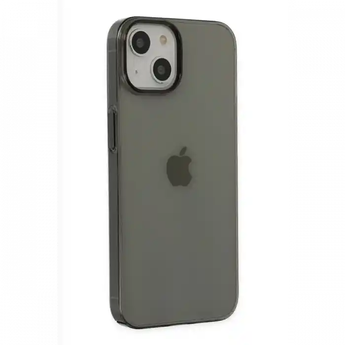 TCX  iPhone 14 Plus Kılıf Pc Sert Şeffaf Kapak - Siyah