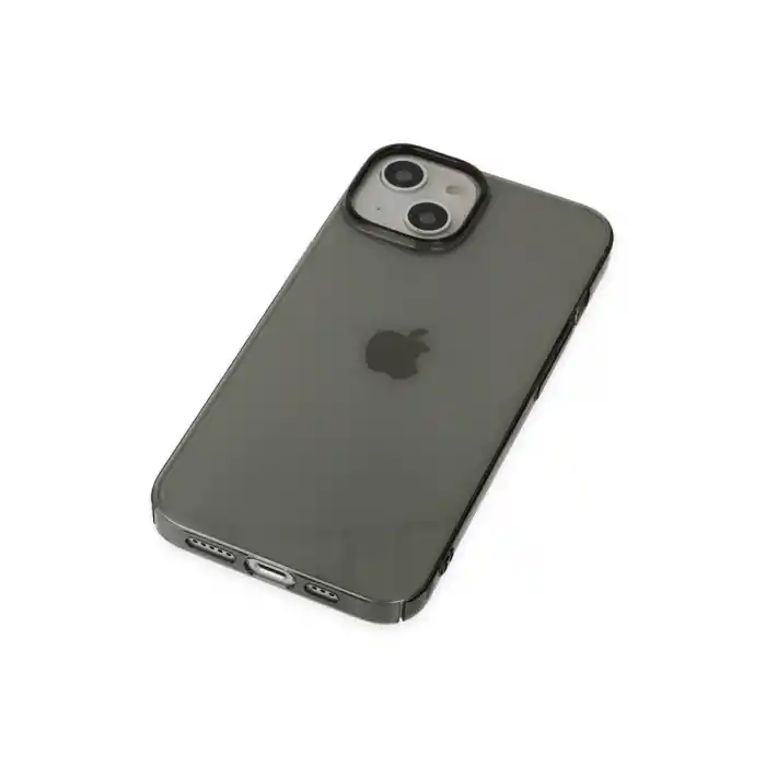 TCX İphone 14 Plus Kılıf Pc Sert Şeffaf Kapak - Siyah
