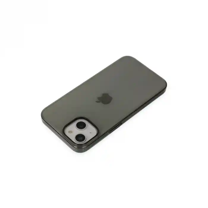 TCX İphone 14 Plus Kılıf Pc Sert Şeffaf Kapak - Siyah