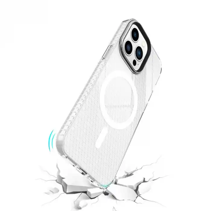 TCX İphone 14 Pro Kılıf Beta Magneticsafe Silikon - Şeffaf