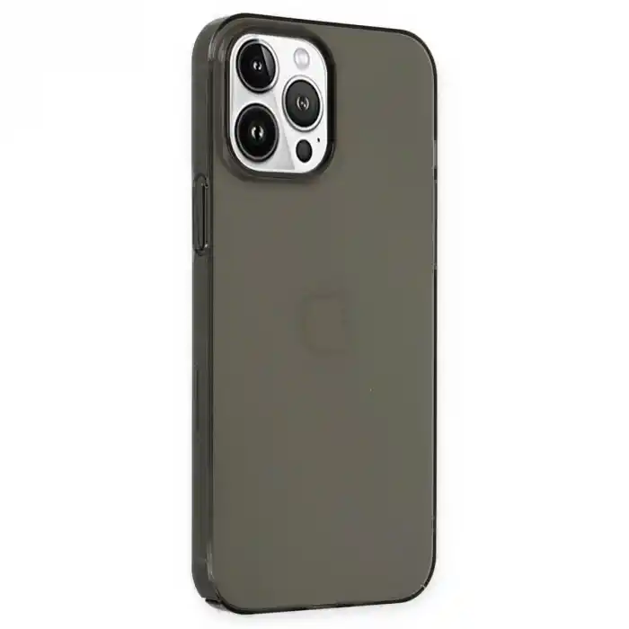 TCX İphone 14 Pro Kılıf Pc Sert Şeffaf Kapak - Siyah