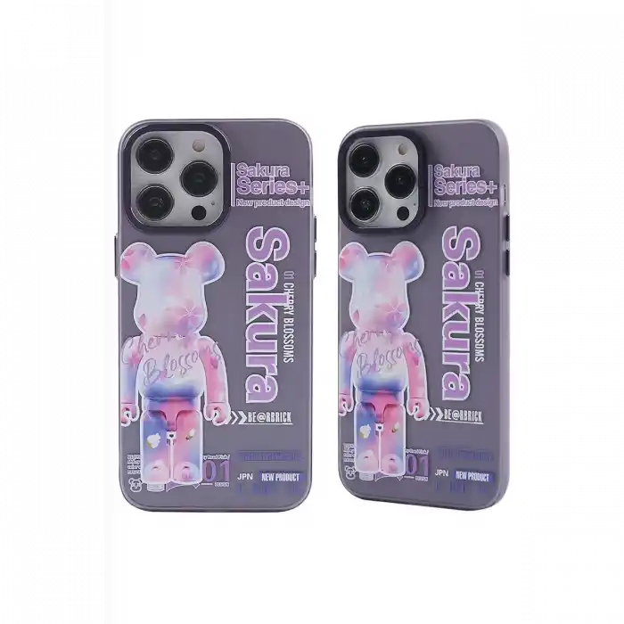 TCX  iPhone 14 Pro Kılıf Prada Desenli Kapak - Prada Mor - 1