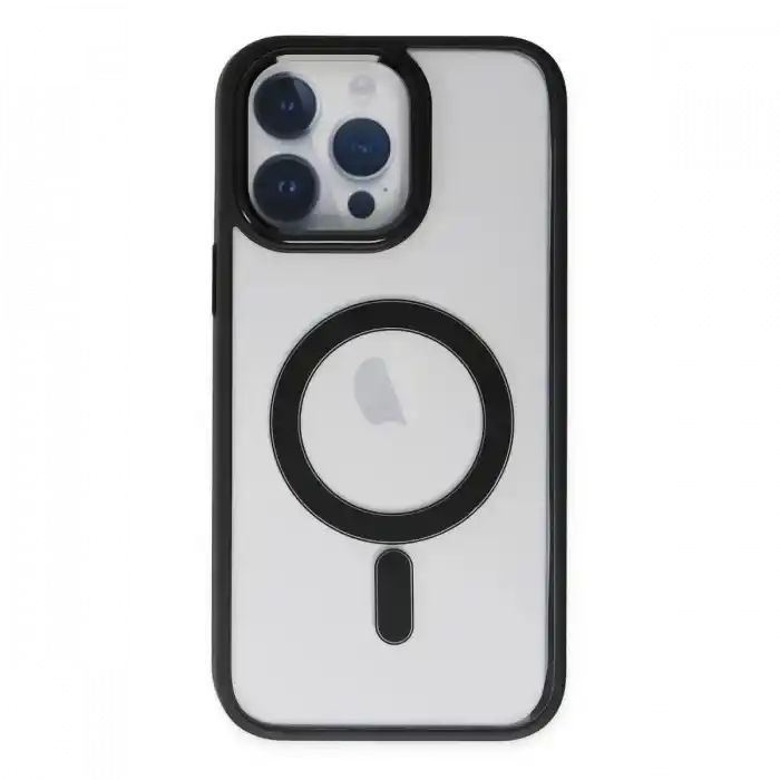 TCX  iPhone 14 Pro Kılıf Room Magneticsafe Silikon - Siyah