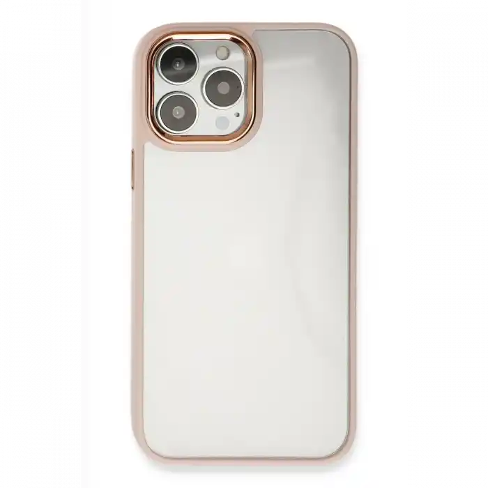 TCX  iPhone 14 Pro Max Kılıf Dora Kapak - Pudra