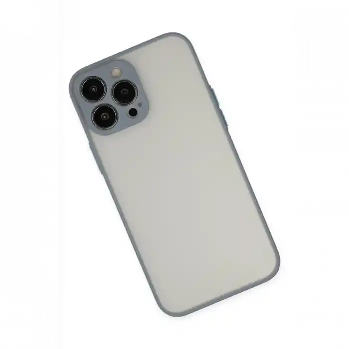 TCX  iPhone 14 Pro Max Kılıf  Silikon Kapak - Gri