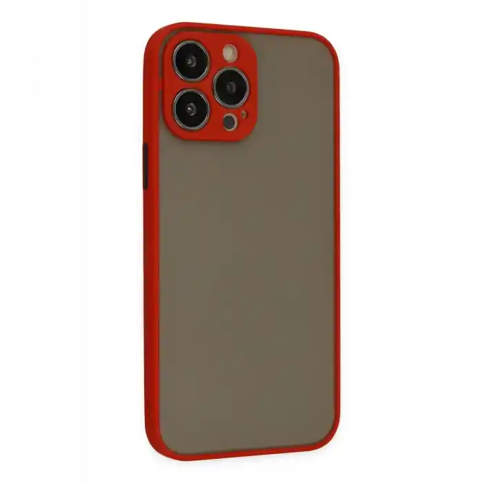 TCX  iPhone 14 Pro Max Kılıf  Silikon Kapak - Kırmızı