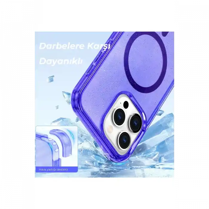 TCX  iPhone 14 Pro Max Kılıf Star Magsafe Kapak - Turuncu