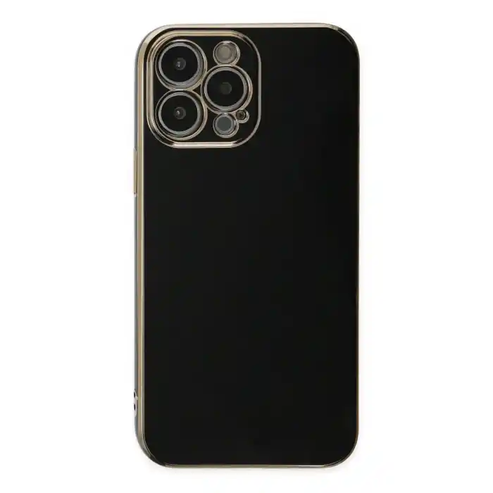 TCX İphone 14 Pro Max Kılıf Volet Silikon - Siyah